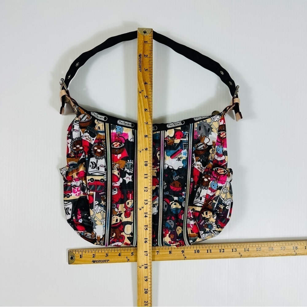 ProSports Purse Bag  Colorful Illustrated (TokiDoki inspired) Zippers Adjustable - Picture 3 of 14